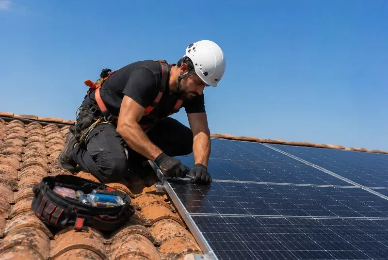 Maintenance et monitoring de panneaux solaires à Ahetze